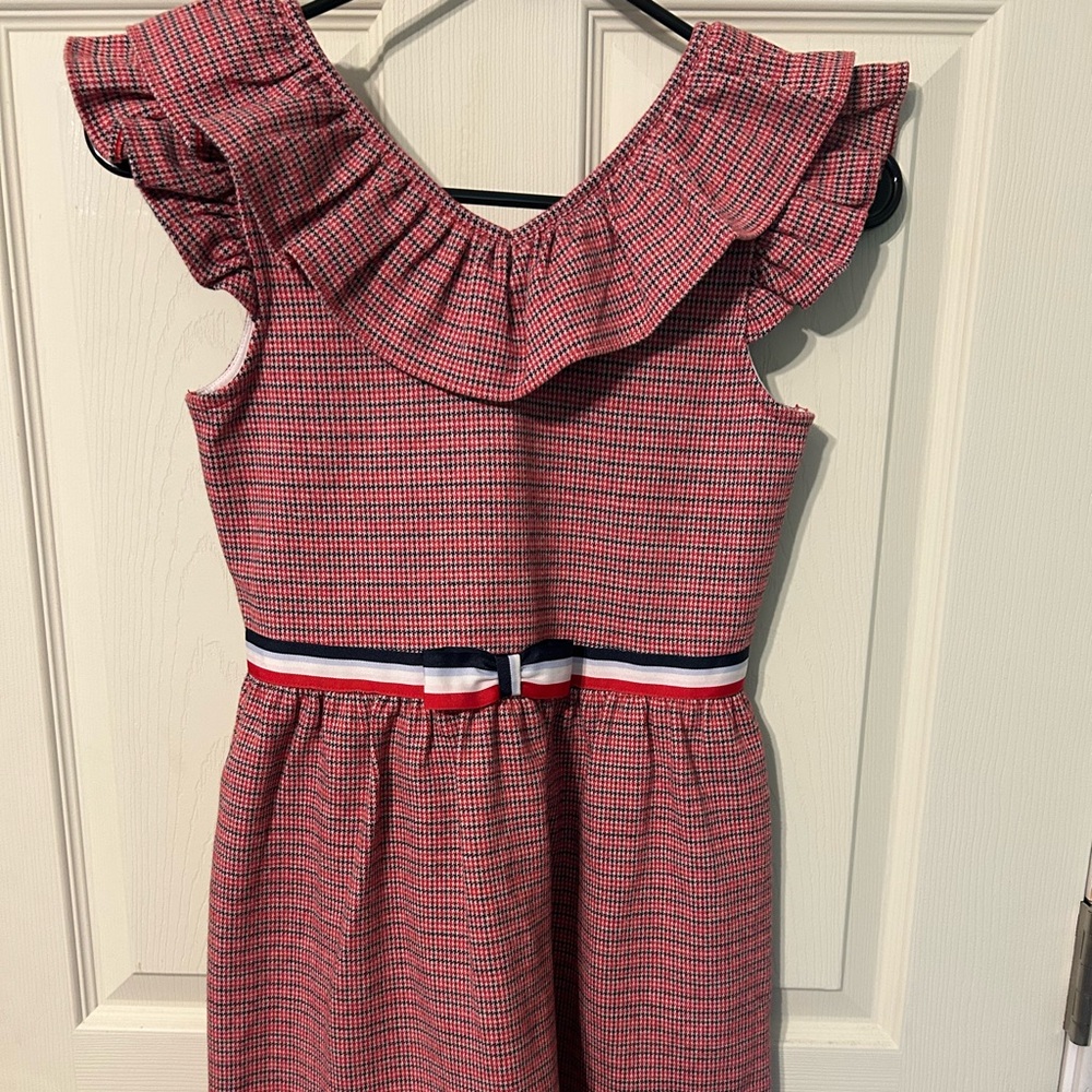 Janie and Jack Tweed Houndstooth Pattern Dress.